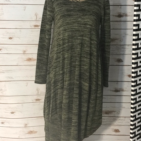 Army Green Tunic Dress - Picture 5 of 6